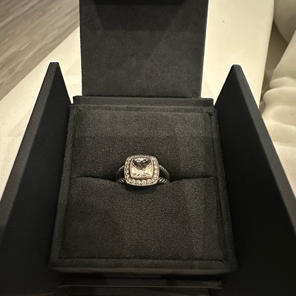 david yurman petite albion ring in morganite - Picture 5 of 6